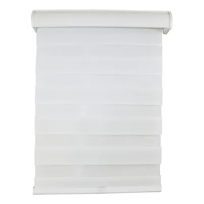 Cordless Zebra-Print Sheer Weave Privacy Roller Shade/27" x 64"