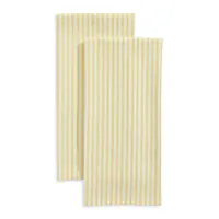 Striped Cotton Tea Towel 2-Piece Set