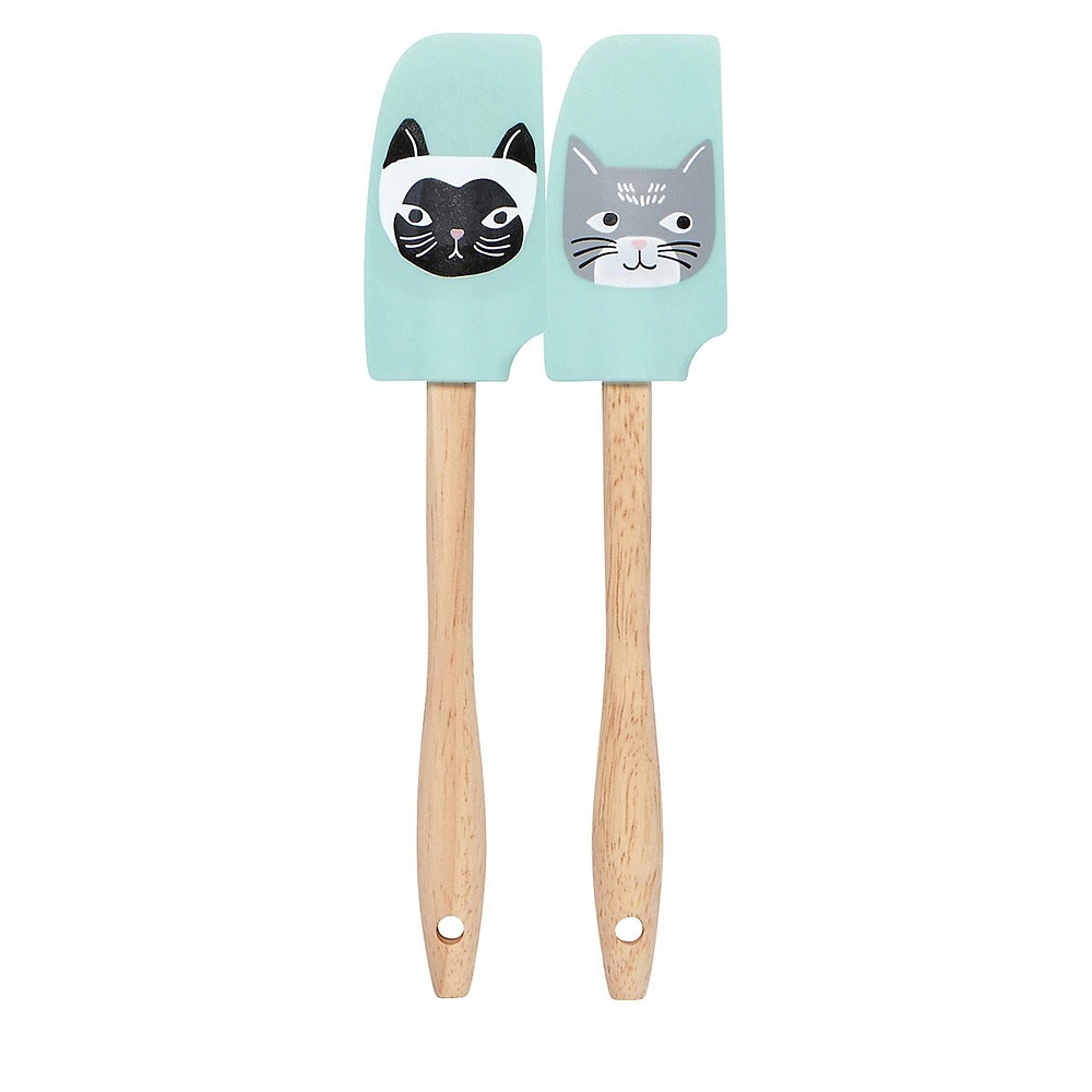 Cats Meow Two-Piece Mini Spatula Set