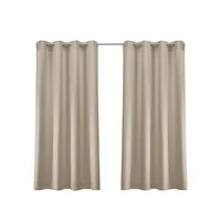 Indoor/Outdoor Solid GT Cabana Light-Filtering Curtain Panels - 96-Inch
