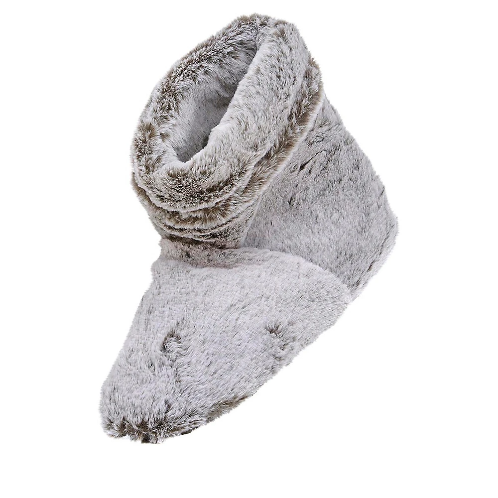 Bottes chaussons en similifourrure