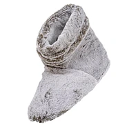 Bottes chaussons en similifourrure