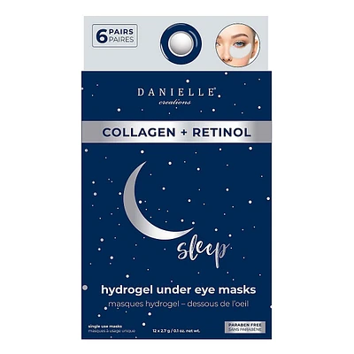 Masque pour la peau fatiguée des yeux, six paires