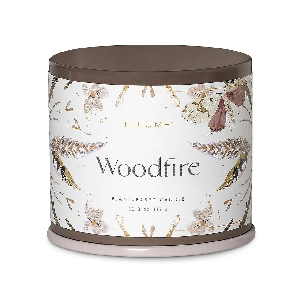 Woodfire Large Vanity Tin Candle