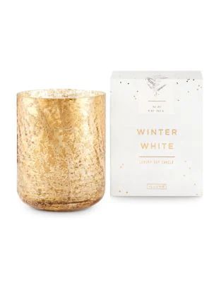 Noble Holiday Winter White Boxed Sanded Tumbler Candle