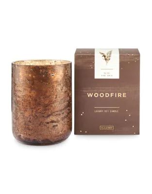 Noble Holiday Woodfire Mercury Tumbler Candle
