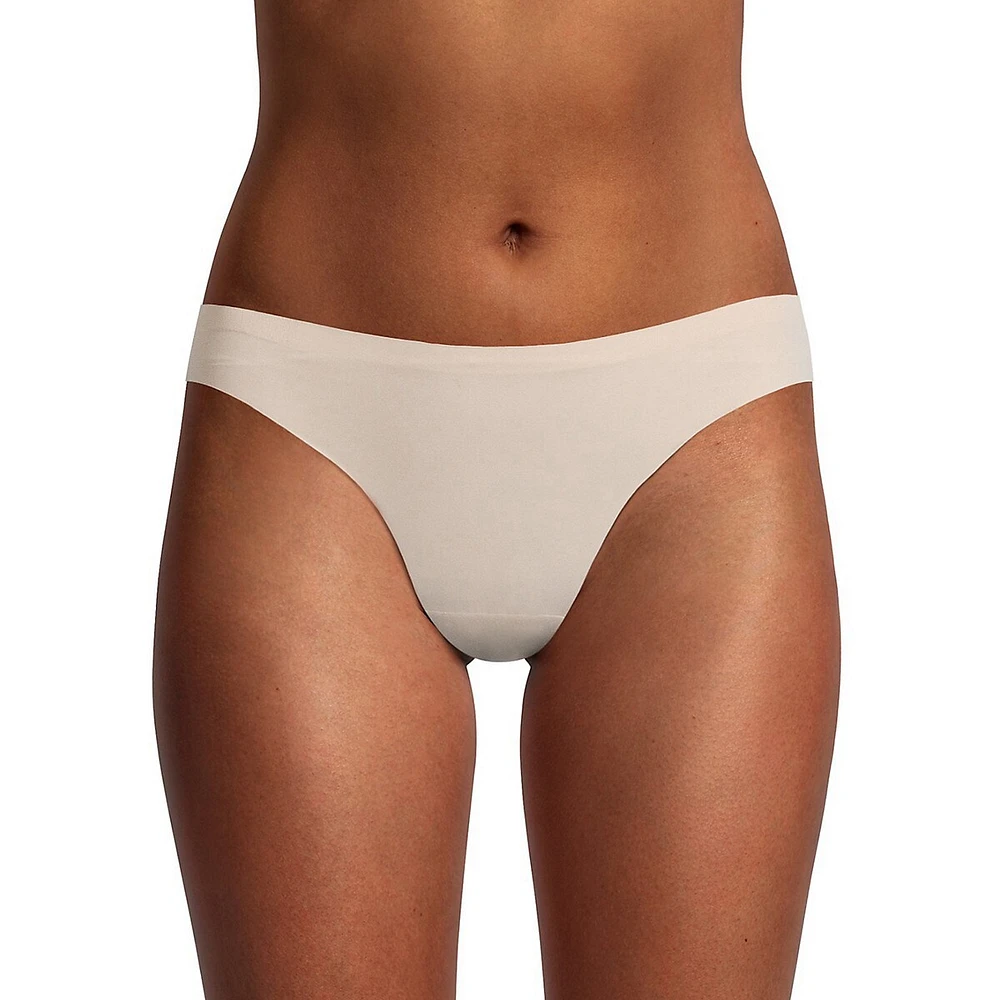 Bonded-Edge Microfiber Bikini Panty