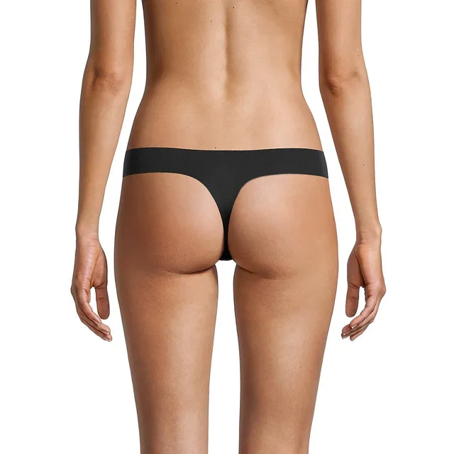 Microfiber Bonded Thong Panty