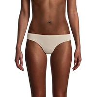 Bonded-Edge Microfiber Thong