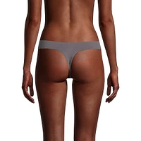 Bonded-Edge Microfiber Thong