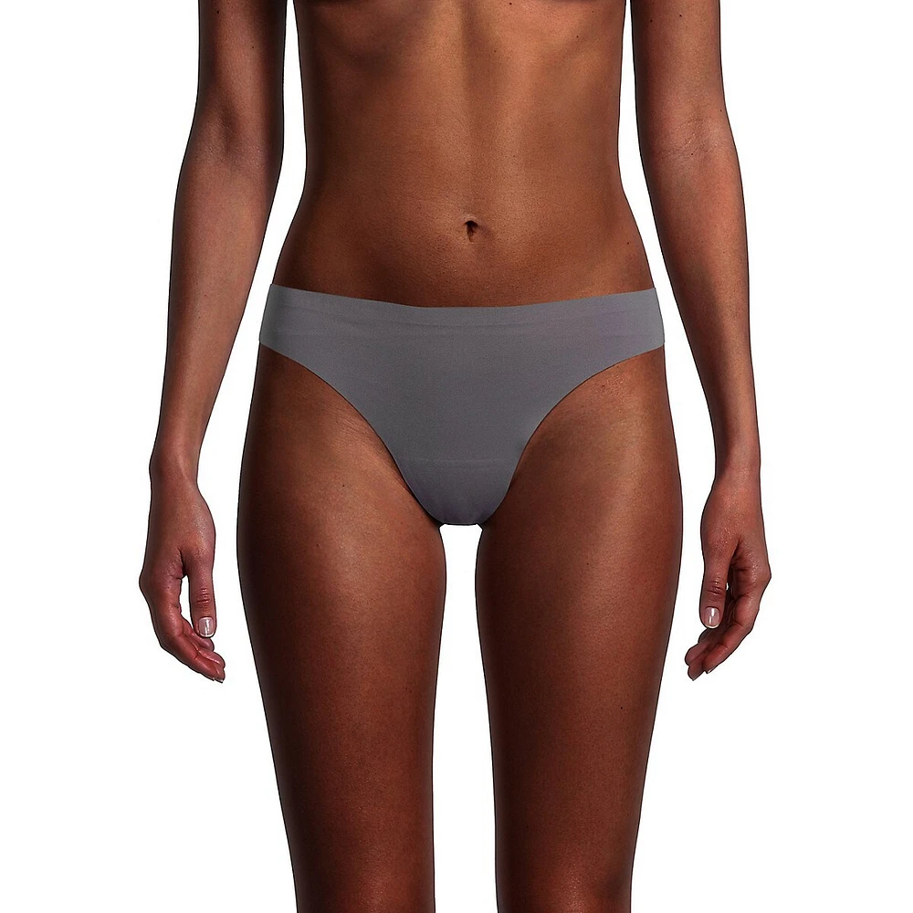 Bonded-Edge Microfiber Thong