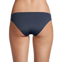 Culotte bikini en microfibre à bords contrecollés