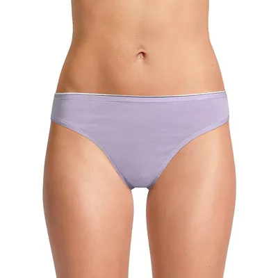 Stretch-Cotton Thong