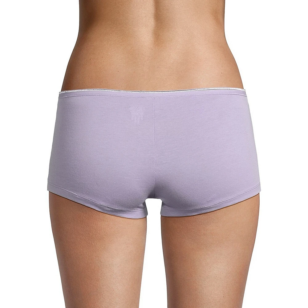 Stretch-Cotton Boyshorts