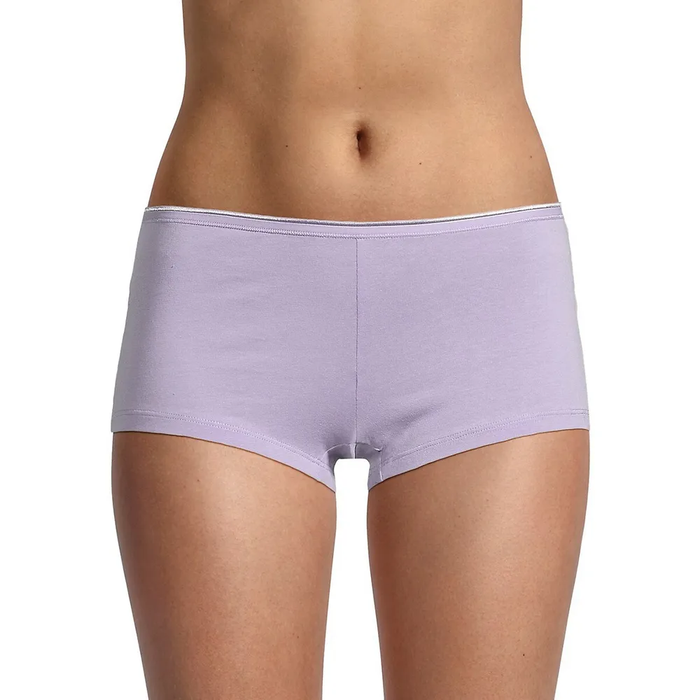 Stretch-Cotton Boyshorts