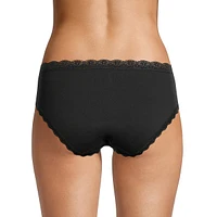 7-Pack Lace-Trim Hipster Briefs