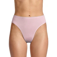 High-Cut Stretch-Cotton Briefs