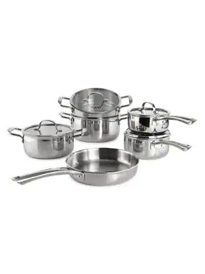 Acapella 10-Piece Stainless Steel Cookware Set