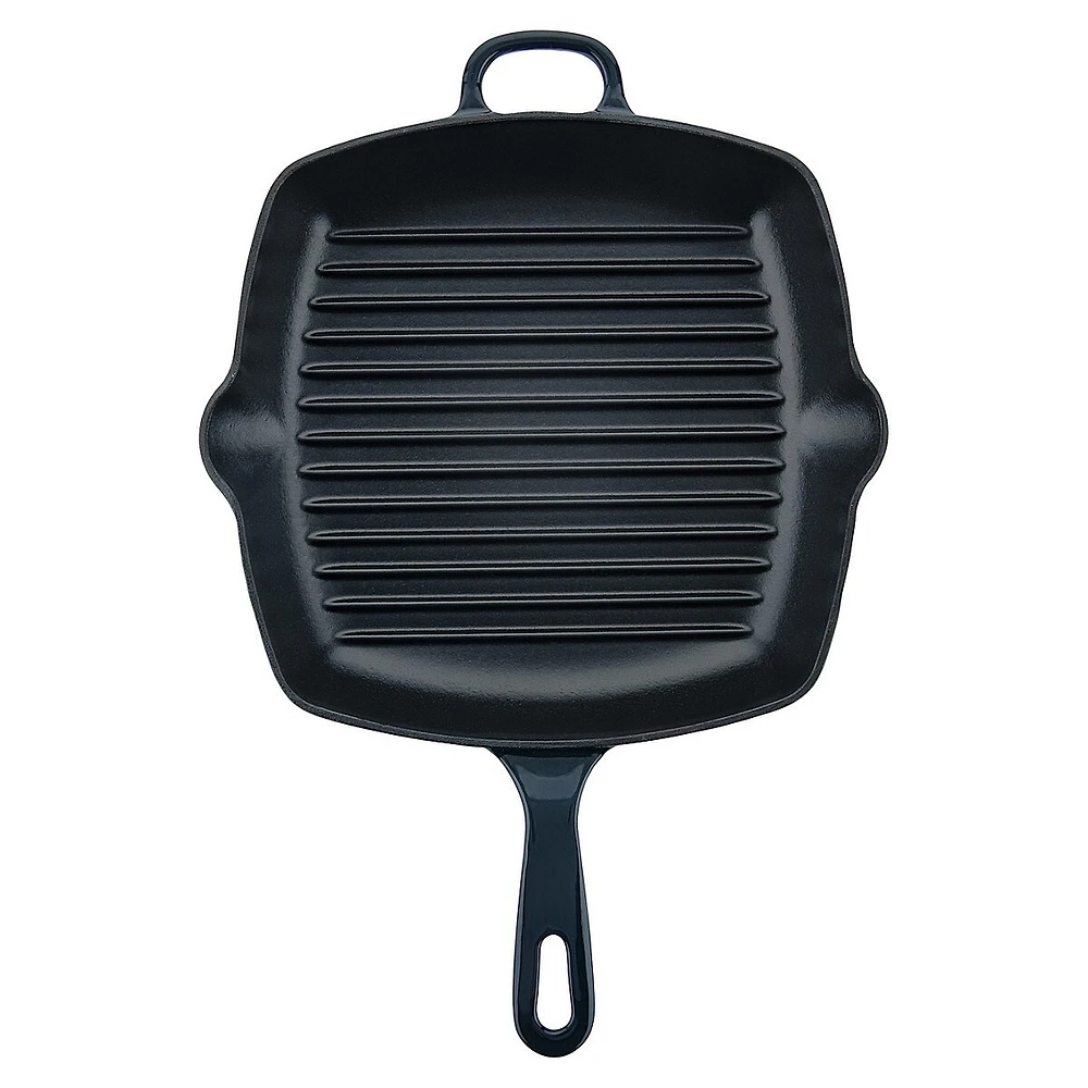 Cast Iron 10.25-nch Square Grill Pan