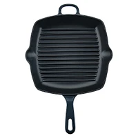 Cast Iron 10.25-nch Square Grill Pan