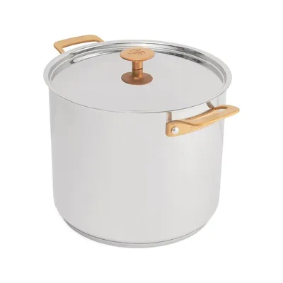 1-Ply Stainless Steel 11.5 L Stockpot With Lid