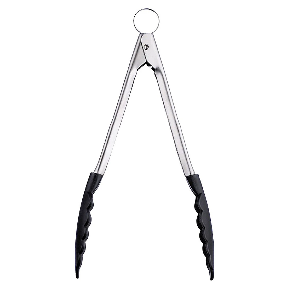 Stainless Steel & Silicone Locking Tongs