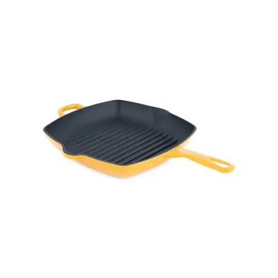 Cast Iron 10.25-nch Square Grill Pan