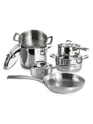 Tempo 10-Piece Stainless Steel Cookware Set
