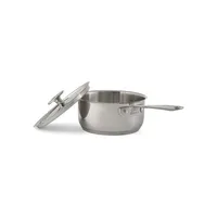 10-Piece 1-Ply Stainless Steel Cookware Set