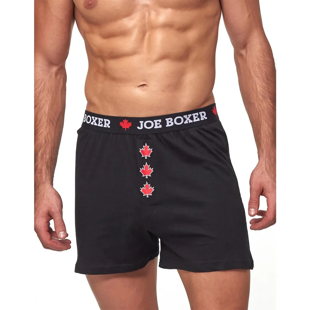 Embroidered Classic Loose Boxers