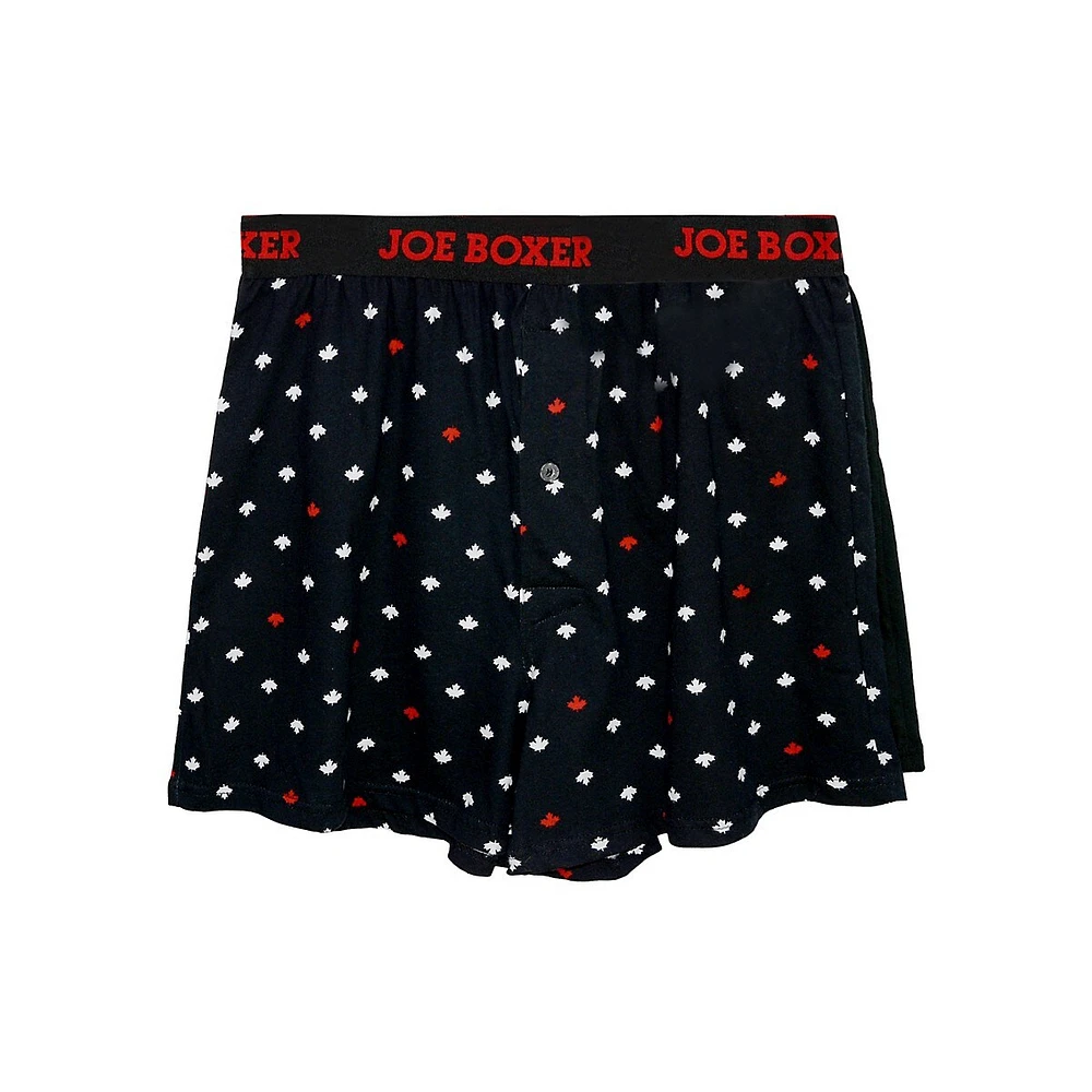 Joe Boxer Men's Slanted & Enchanted 2 Pack Loose Boxer : :  Clothing, Shoes & Accessories