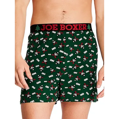 Holly Jolly Doggo Loose Boxer