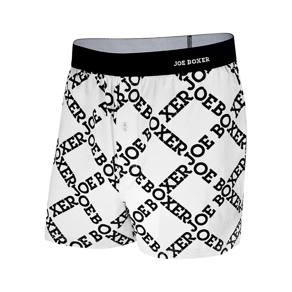 Caleçon boxeur ample en coton biologique Multi