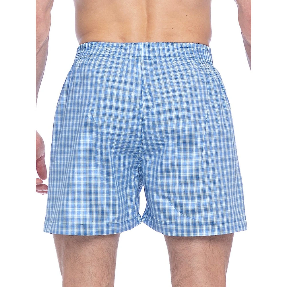 Plaid Poplin Boxers