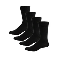 Lot de 4 paires de chaussettes unies pour homme