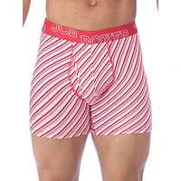 Candy Cane Fitted Boxer Briefs