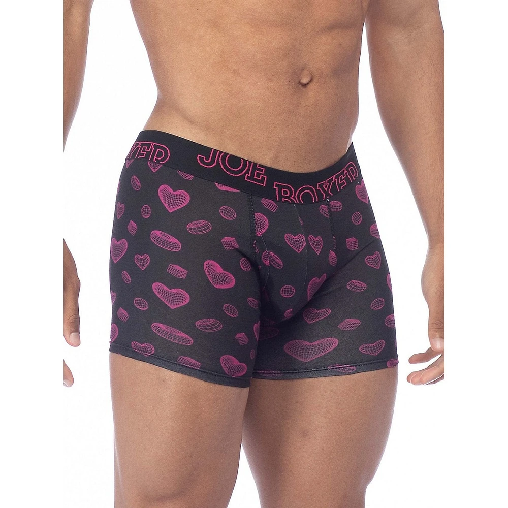 Purple Heart-Print Boxer Briefs