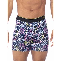 Graffiti Heart-Print Boxer Briefs