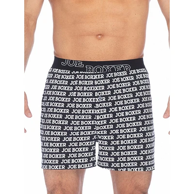 Logo Lettered-Print Organic Cotton Boxer Briefs