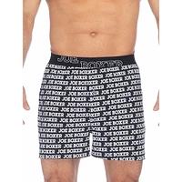 Logo Lettered-Print Organic Cotton Boxer Briefs