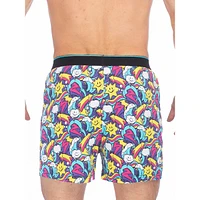 Cloud Starburst-Print Organic Cotton Boxer Briefs