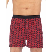 Heart-Print Organic Cotton Loose Boxer Briefs