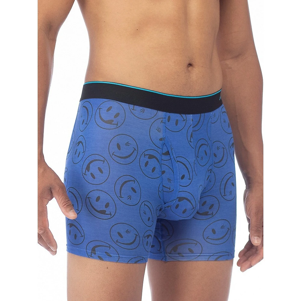 Licky-Print Stretch Boxer Briefs