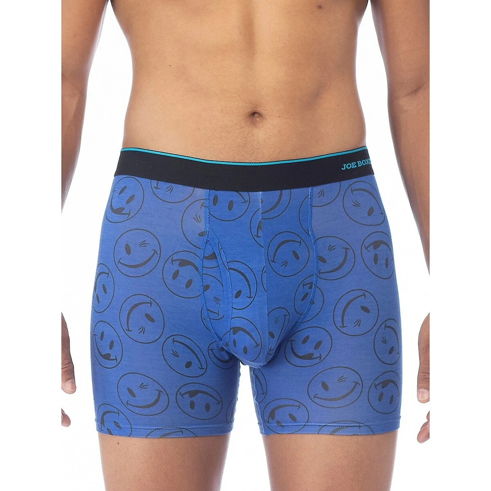 Licky-Print Stretch Boxer Briefs