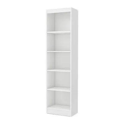 Axess 5-Shelf Narrow Bookcase
