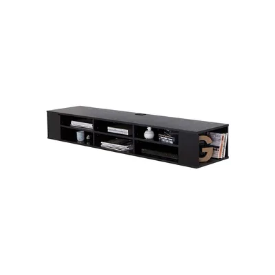 City Life 66-Inch Wide Wall Mounted Media Console