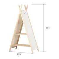Sweedi Natural Cotton and Pine Teepee Shelving Unit