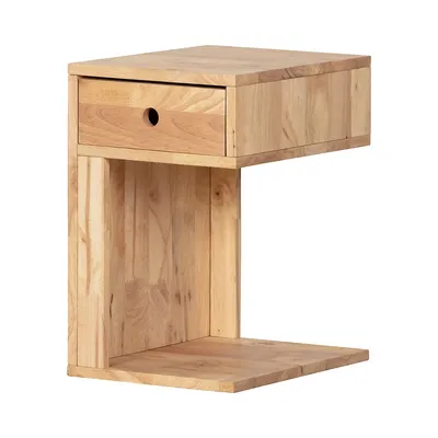 Sweedi Solid Wood 1-Drawer Nightstand