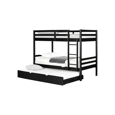 Fakto Solid Wood Bunk Bed With Trundle