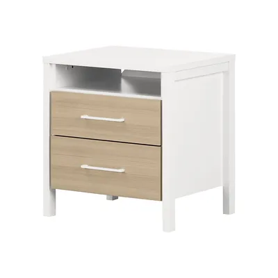 Munich 2-Drawer Nightstand